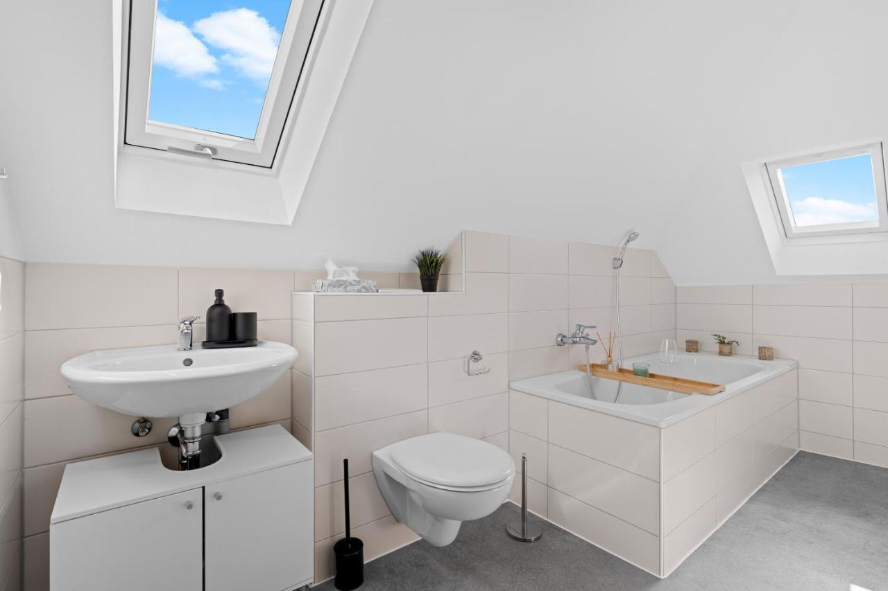 Stilvolle Wohnung: Private Dachterrasse - Zentral Augsburg Exterior foto